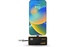 Resim Polosmart PSM131 5000 Mah Powerbank 20W Pd Hızlı Şarj Lightning Soketli Göstergeli Sarı 