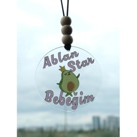 Resim Balkhoon Ablan Star Bebeğim Dikiz Aynası Süsü Araba Süsü Hediyelik Eşya 