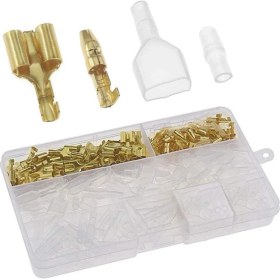 Resim Motorobit 120 Parça 3.5 mm Bullet Konnektör Seti - Dişi Tarafı 2'li 