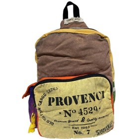 Resim Old Cotton Cargo Kaliteli Laptop Bölmeli Vintage Disayn Sırt Gezi Çantası New Minola 5086 Kahverengi 