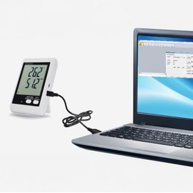Resim Sevgift LYK 20E Sıcaklık ve Nem Kayıt Cihazı Datalogger 