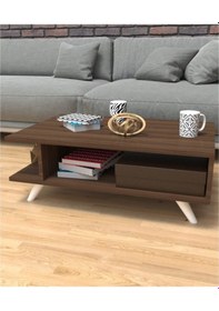 Resim Moonlife Manolya Orta Sehpa Ceviz 