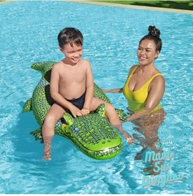 Resim Timsah Tutmalı Binici 152 Cm X 71 Cm 