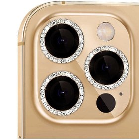 Resim Forsis Aksesuar Iphone 14 Pro/14 Pro Max Uyumlu Taşlı Kamera Lensi Koruma Camı 