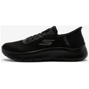 Resim Skechers Slip-ins: Go Walk Flex - Grand Entrance Kadın Siyah Yürüyüş Ayakkabısı 124975tk Bbk 