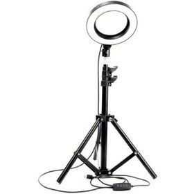 Resim 14" Ring Light Video Fotoğraf Çekim Işığı + 210 CM Stand 
