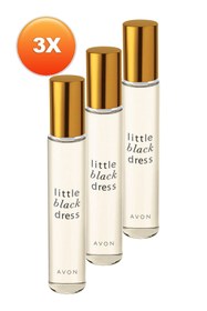 Resim Avon Little Black Dress Kadın Parfüm Çanta Boyu Edp 10 Ml. Üçlü Set 