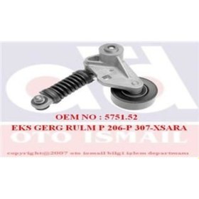 Resim 534003710 V Kayış Gergi Rulmanı 206 1.6 16v Tu5jp4 1.6 8v Tu5jp 1.4 8v Tu3jp Ac Kütüklü 