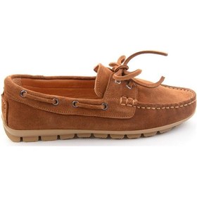 Resim Bambi Taba Hakiki Deri Kadın Loafer Ayakkabı K01680000302 