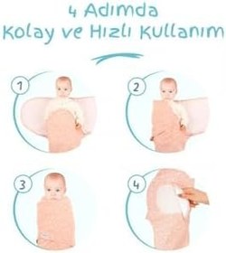 Resim Sevi Bebe 0-3 Ay Desenli Yeni Sezon Kundak Pamuk Yeni 