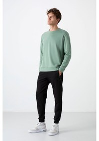 Resim Tommylife Standart Kalıp 2li Paket Haki-siyah Erkek Eşofman Alt - 84587 Haki - Siyah 
