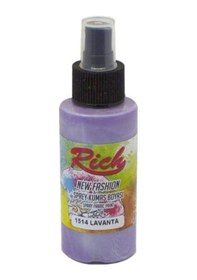 Resim Rich New Fashion Sprey Kumaş Boyası 100 Cc. 1514 Lavanta 