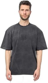 Resim Erkek Bisiklet Yaka Kısa Kol HUGO Yazı Detay Regular Fit Siyah T-Shirt 50535302-001 