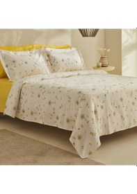 Resim Karaca Home Emma %100 Pamuk Çift Kişilik Pike Takımı Sarı 200.22.11.0442 Sarı 