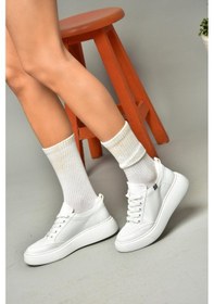 Resim Fox Shoes S274048409 Beyaz Kadın Spor Ayakkabı Sneakers Beyaz 