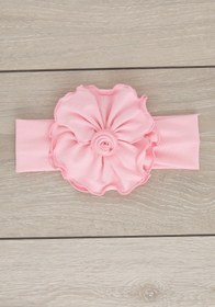 Resim Babygiz El Yapımı Yumuşak Eşsiz Aksesuarlı Doğal Pamuklu Penye Bebek Çocuk Kız Bandana Bahar Serisi 