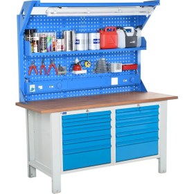 Resim Star Çelik Atölye Çalışma Tezgahı (1600 x 720 x 830-930 mm) 