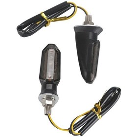 Resim Lasonstiges 1 Çift Dönüş Sinyali Işıkları Duman Işığı Amber Dönüş Sinyali Flaşör Motosiklet Kawasaki Için Led Işık 