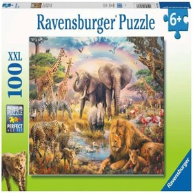 Resim Ravensburger 100 Parça Puzzle Vahşi Hayvanlar 132843 