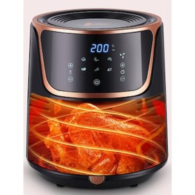 Resim Xiaomi 6.2 lt Yağsız Airfryer Bronz - Siyah 