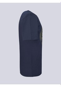 Resim Fenerbahçe Lisanslı Lacivert Tribün Tek Renk Logolu Erkek Tshirt Lacivert 