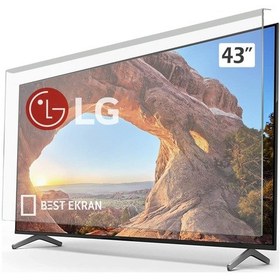 Resim LG Uyumlu 43" inç 109 Ekran Tv Ekran Koruyucu - Kırılmaz Ekran Koruyucu 