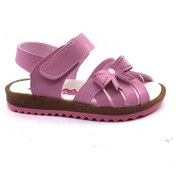 Resim Şirin Bebe 03 Pembe Kız Çocuk Bebe Sandalet Ayakkabı 
