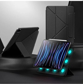 Resim Manyetik Kılıf Xiaomi Mi Pad 6 Pro 11 Mİpad Uyumlu 6 12.4 Tabet Ayrılabilir Kapak Toka Green Mİpad Uyumlu 6 11 İnch Kılıf 