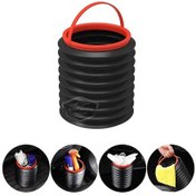 Resim Araç İçi Akordiyon Katlanabilir Çöp Kovası Kapaklı Portatif Taşınabilir Küllük Araba Çöp Kutusu Oto Organizer Fonksiyonel Mini Depolama Saklama Kutusu 00 Şüscaroto Aksesuar 