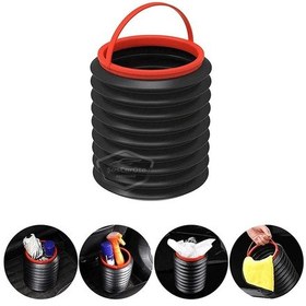 Resim Araç İçi Akordiyon Katlanabilir Çöp Kovası Kapaklı Portatif Taşınabilir Küllük Araba Çöp Kutusu Oto Organizer Fonksiyonel Mini Depolama Saklama Kutusu 00 Şüscaroto Aksesuar 