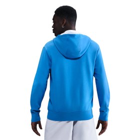 Resim Nike Club French Terry Full-Zip Erkek Mavi Günlük Stil Sweatshirt FN3884-435 