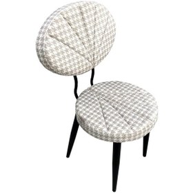 Resim ,Sandalye MİDYE YONCA Metal Çelik Nikelaj İskelet 1 Adet Ortopedik Kalın Sünger. El Yapım 