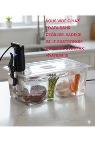 Resim moontime alaçatı 2’li Set: Sous Vide Uyumlu Gastronom Kapak ve 200 ml Küvet 