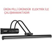 Resim Siyah 35cm Pilli Flüt Aplik Siyah 