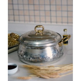 Resim Bakır Concept Bakır Tencere Güveç Model Oyma Nakış İşleme 19 cm 