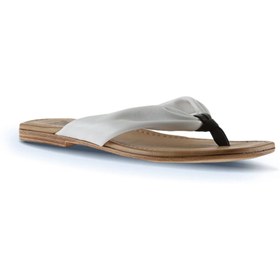 Resim Bueno Shoes Beyaz Deri Kadın Parmak Arası Sandalet 01wu3400 