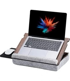 Resim Die Grup Eğim Ayarlanabilir Laptop Sehpası, Minderli ve Çok Amaçlı Kullanım Için 