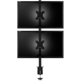 Resim 2 Adet Monitör Takılabilen 13"- 32" Dikey Masa Monte Monitör ve TV Kolu (DK-AC-VM29) 