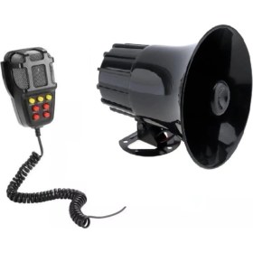 Resim Mfk 7 Sesli 100 Decibel Mikrofonlu Siren 