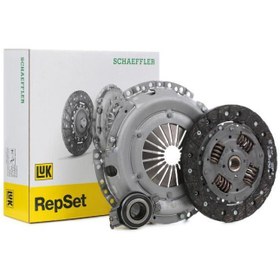Resim Volkswagen Polo 3 Debriyaj Seti 1.4 60 Beygir Baskı Balata Bilya Set 1999-2001 LUK 