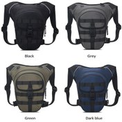 Resim Novahub Erkek Ve Kadınlar İçin Su Geçirmez Motosiklet Bacak Çantası - Büyük Kapasiteli, Ayarlanabilir, Yansıtıcı Yeşil Şeritli Yeşil 