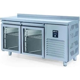 Resim Iceinox Tezgah Tip Gn Buzdolabı 2 Cam Kapılı 