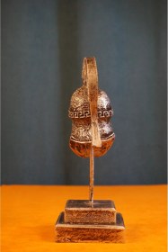 Resim Athena Miğfer Biblo Heykel Ev Dekor & Hediyelik Aksesuar 21 Cm Gümüş 