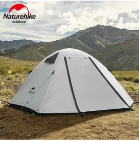 Resim Naturehike P-serisi 4 Kişilik Kamp Çadırı Mavi Çok Renkli 