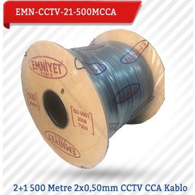 Resim Emnıyet 2+1 500 Metre 2X0,50Mm Cctv Cca Kablo Emn-Cctv-21-500Mcc 