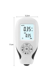 Resim Genel Markalar OTO Kaplama Boya Kalınlık Ölçer 0-2000 Um Araba Boyası Ölçüm Cihazı Beyaz 