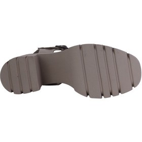 Resim Albishoes Albini 26y10883 Hakiki Deri Topuklu Kadın Sandalet Vizon 