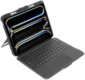 Resim Targus THZ988TR VersaVu iPad Pro 11 inch (M5/M4) Aydınlatmalı Bluetooth Türkçe Klavyeli Kılıf 