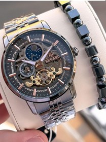 Resim Reward Otomatik Çelik Kordon 5 Atm Suya Dayanıklı Erkek Kol Saati Vs.blkt.0614 Siyah 