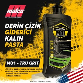 Resim Malco M01 - Tru Grit Derin Çizik Çıkarıcı Kalın Pasta 946 ML 